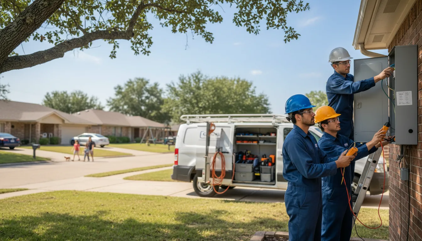 Certified electrician providing emergency electrical services in Trussville, AL